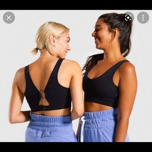 gymshark x Whitney Simmons v2 black sports bra
